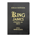 Bíblia King James Atualizada | Letra Hipergigante | Com Índice | Capa PU Luxo | Preta