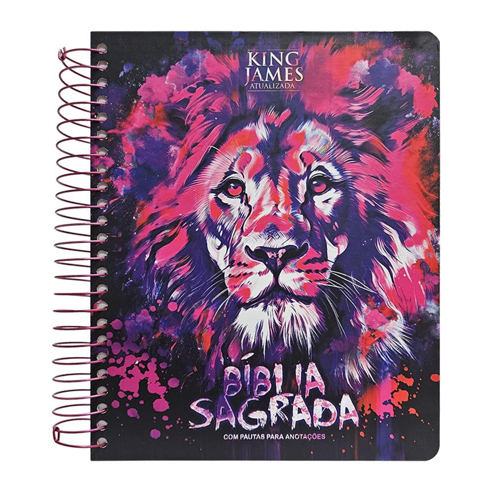 Bíblia para Anotações | KJA | Novo Leão Aquarela