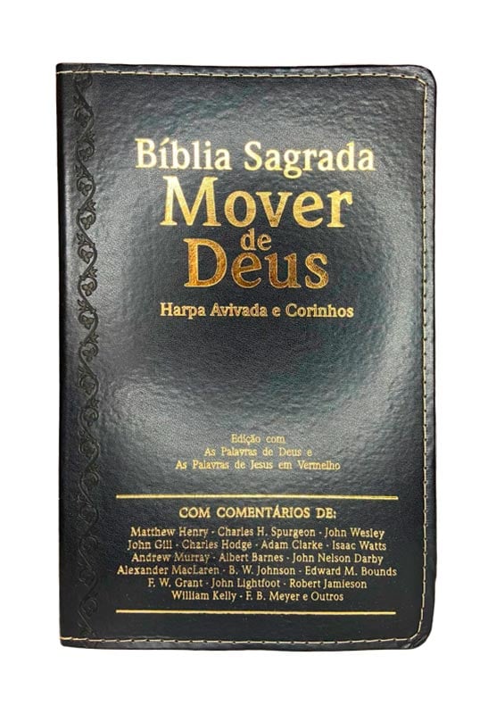Bíblia Sagrada Mover de Deus | ARC | Letra Extragigante | Harpa e Corinhos | Preta
