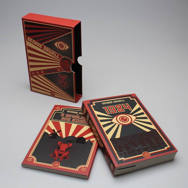 Box 2 Livros | Obras de George Orwell 1984 + A Revolução dos Bichos