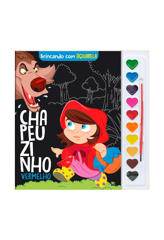 Brincando com Aquarela | Chapeuzinho Vermelho | Brasileitura
