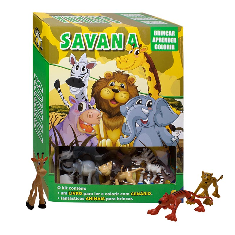 Brincar-aprender-colorir II: Savana | TodoLivro