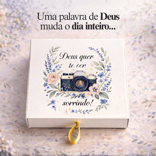 Caixinha de promessas - Deus quer te ver Sorrindo