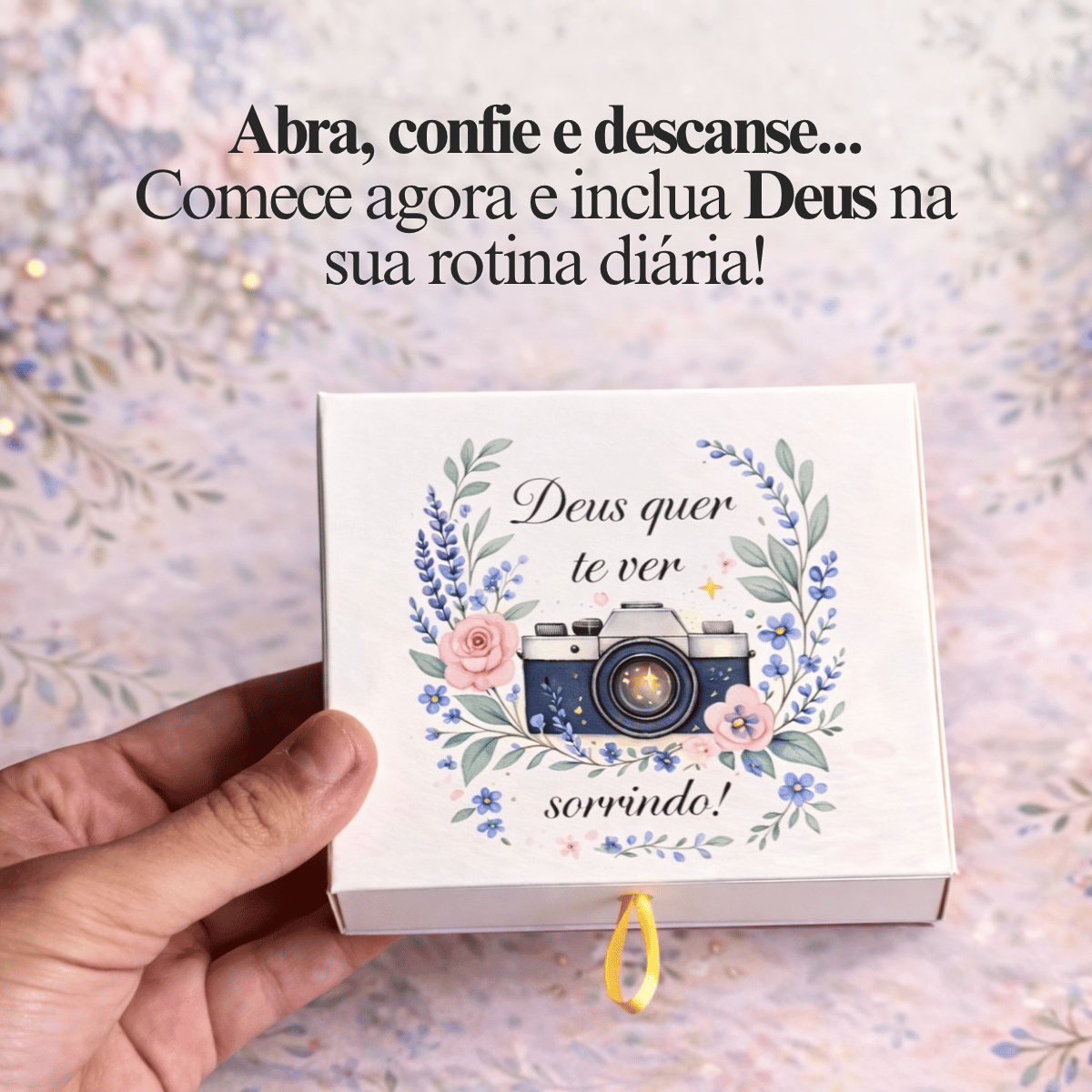 Caixinha de promessas - Deus quer te ver Sorrindo