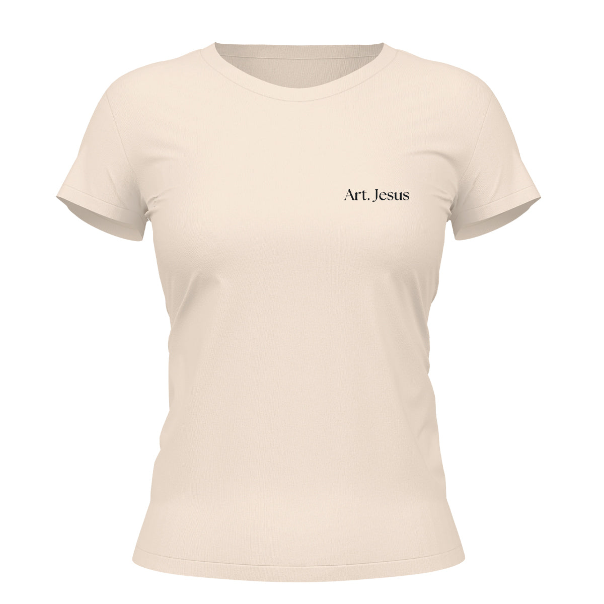 Camiseta Cristã Feminina - Art. Jesus | Off White
