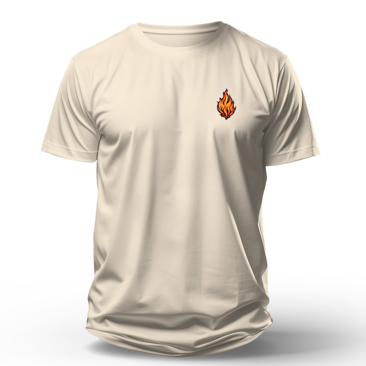 Camiseta Cristã Masculina - Fire | Off White