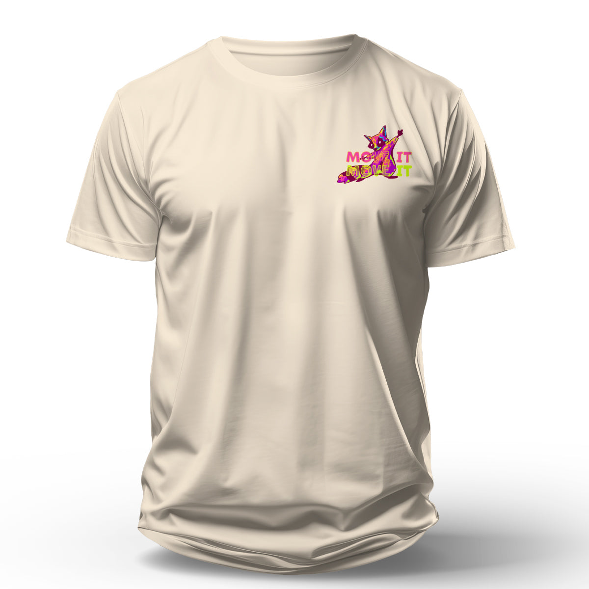 Camiseta Cristã Masculina - Move It | Off White