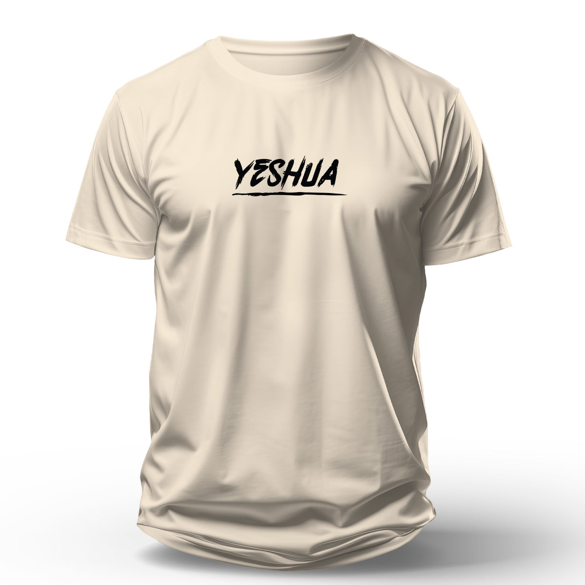 Camiseta Cristã Masculina - Yeshua Tinta | Off White