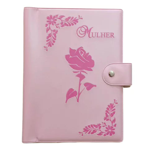 CAPA COLCHETE MULHER ROSA