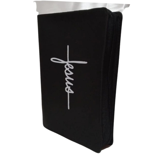 CAPA ZIPER NORMAL TM G /JESUS PRETA