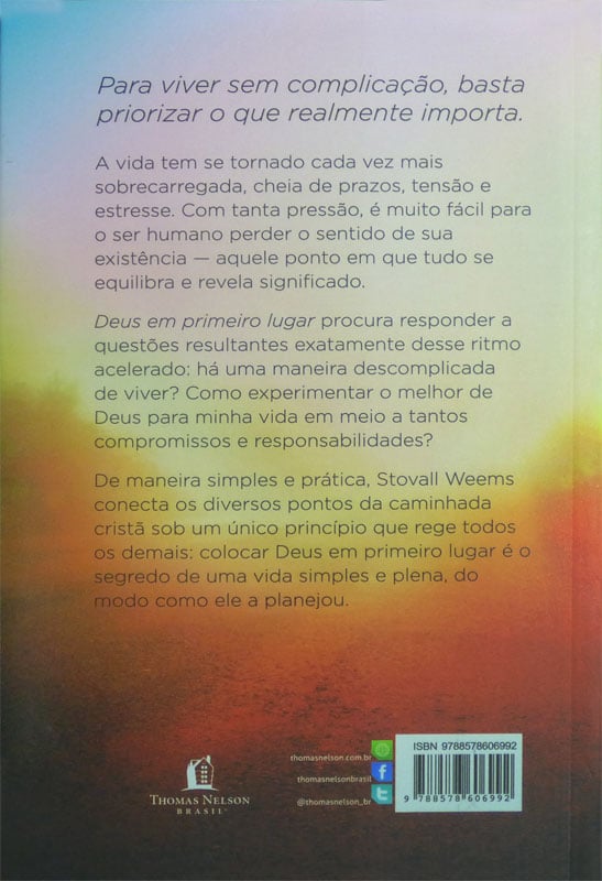 Deus em Primeiro Lugar | Stovall Weems