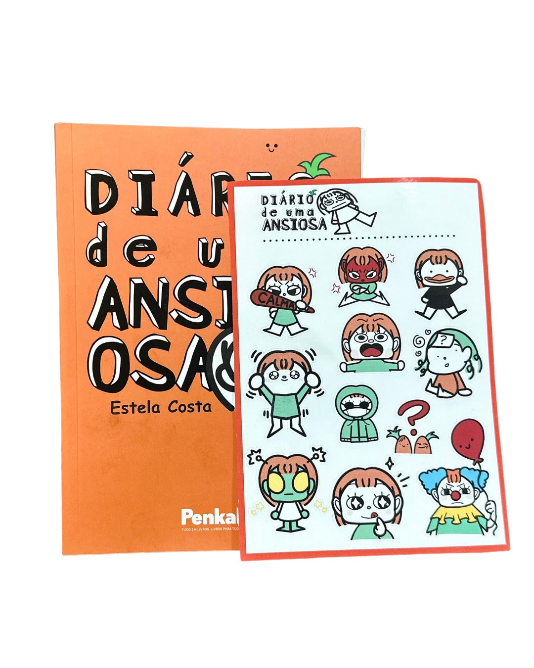 Diário de uma Ansiosa + Cartela de Adesivos