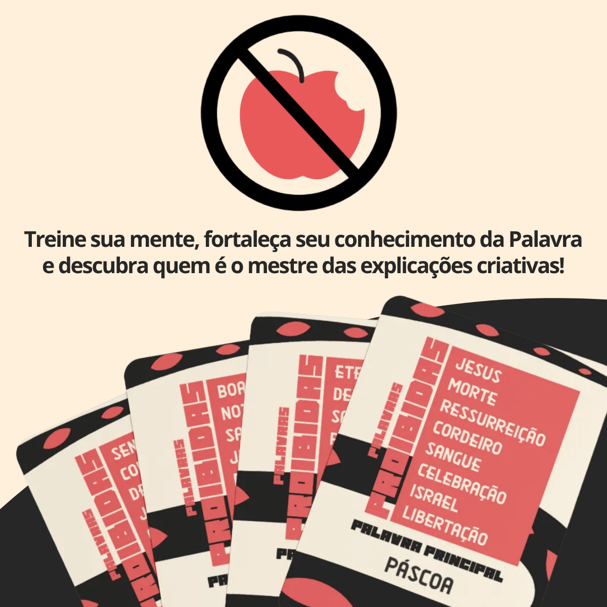 Jogo Bíblico de Cartas | Palavra Bíblica Proibida - Penkal