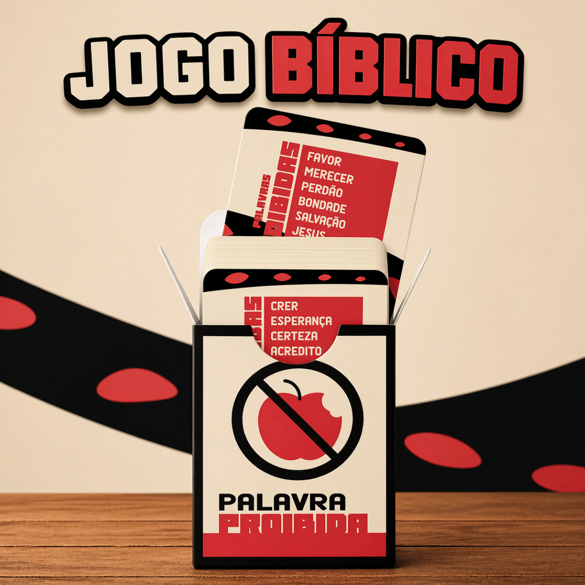 Jogo Bíblico de Cartas | Palavra Bíblica Proibida - Penkal
