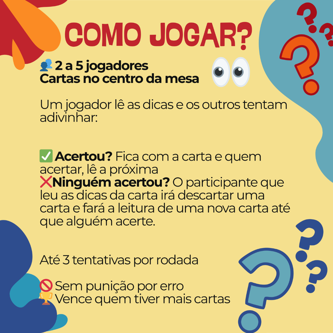 Jogo Bíblico de Cartas | Quem Sou Eu - Penkal