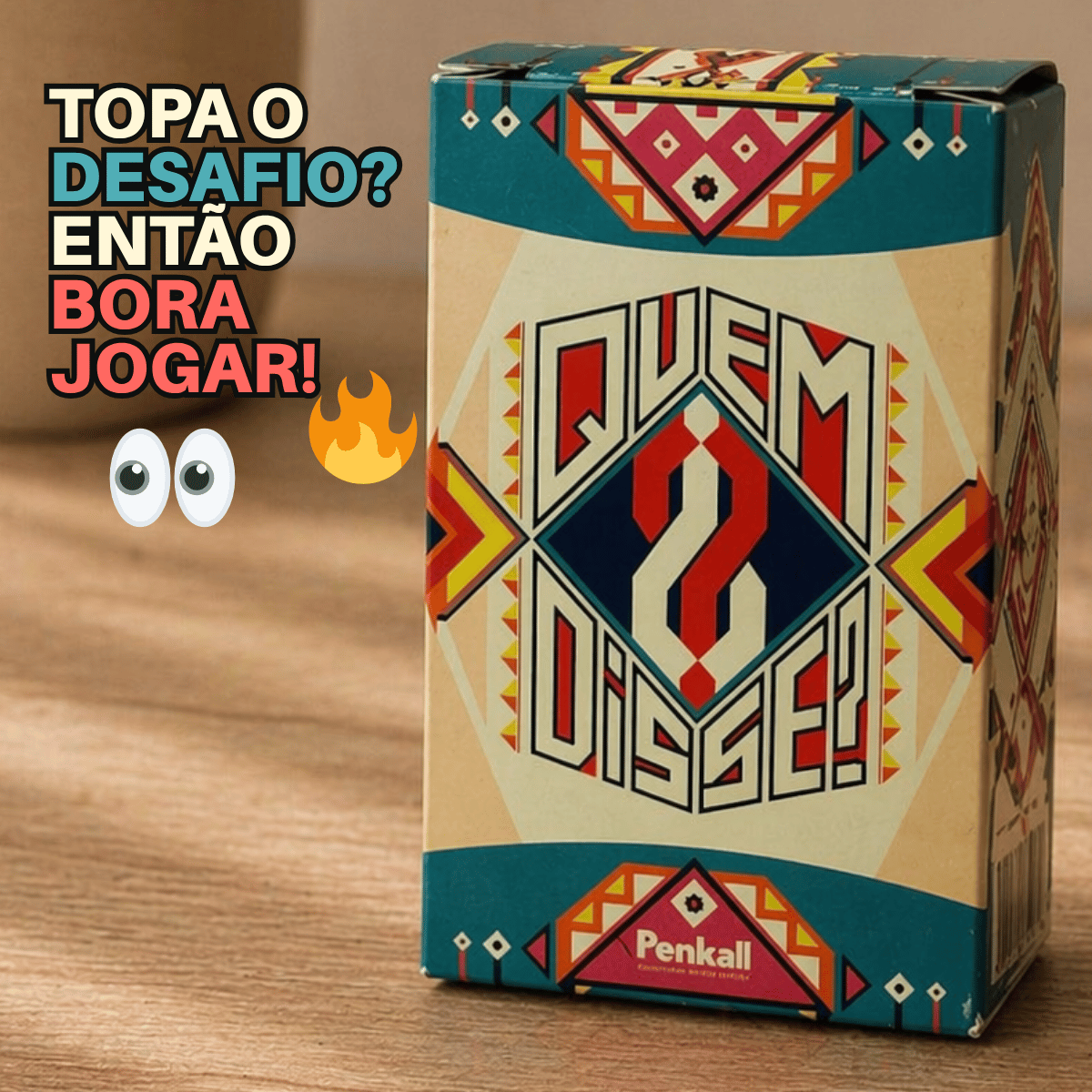 Jogo Bíblico -Quem Disse? - Penkal - 100 cartas