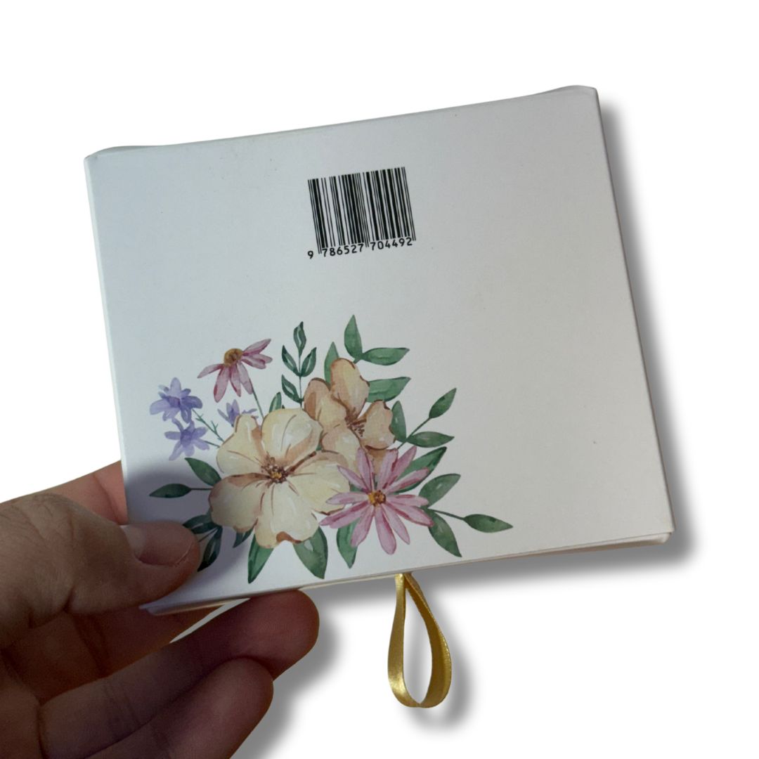 Kit 10 Caixinhas de Promessas | Flores Rosa