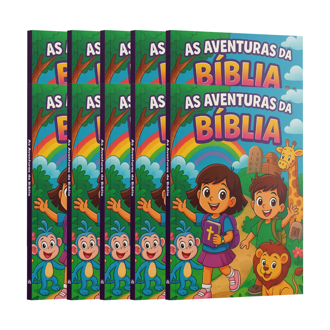 Kit 10 Livros | Aventuras Bíblicas