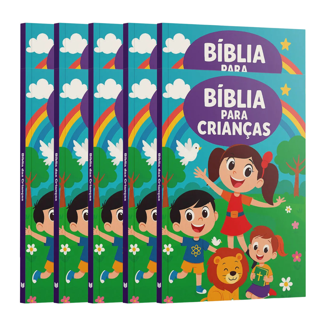 Kit 10 Livros | Bíblia Para Crianças