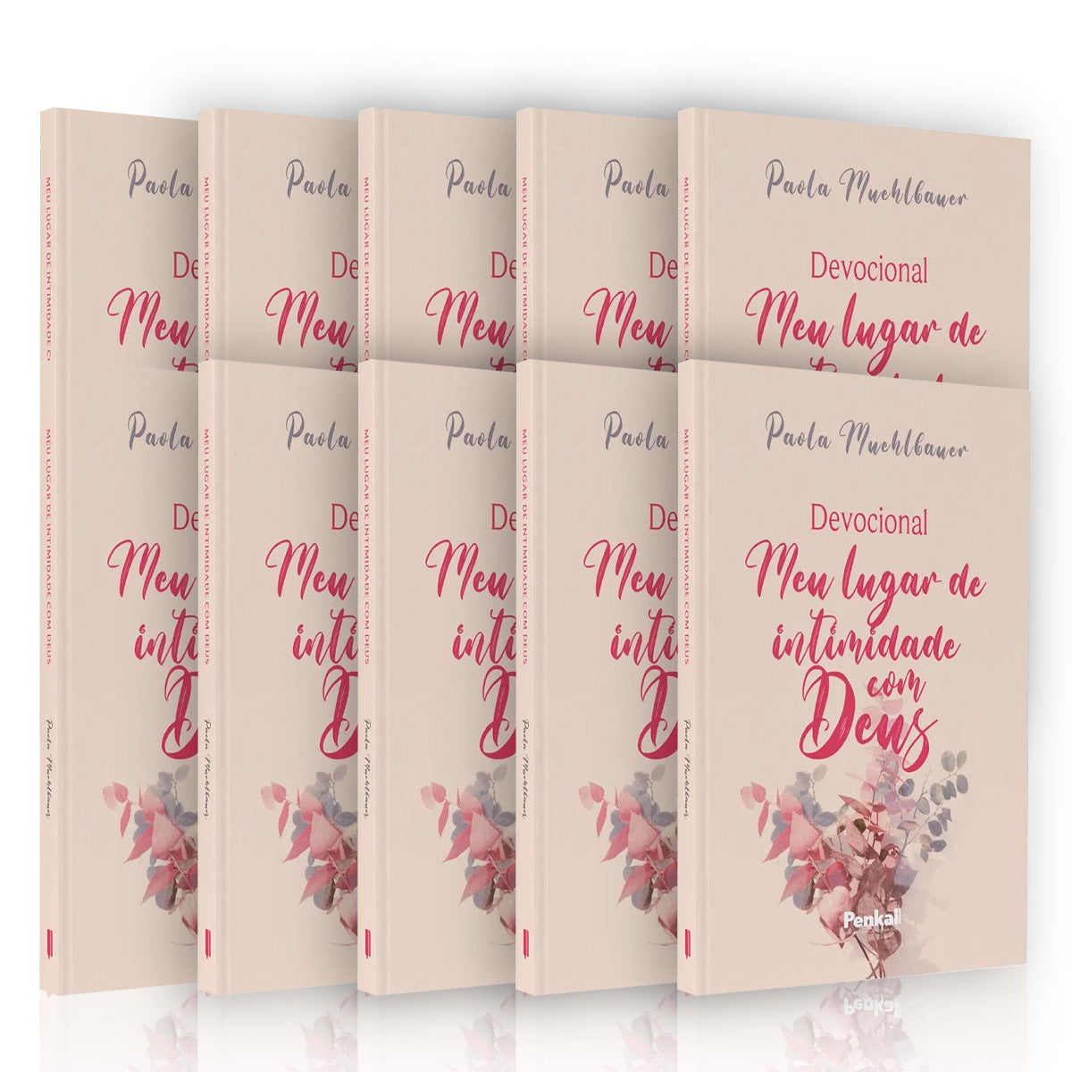 Kit 10 Livros | Devocional Meu Lugar de Intimidade com Deus | Paola Muehlbauer