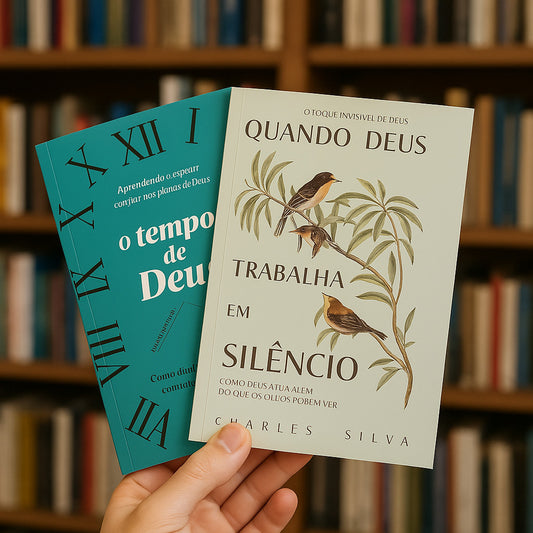 Kit 2 Livros - Tempo de Deus | Quando Deus Trabalha em Silêncio + O tempo de Deus