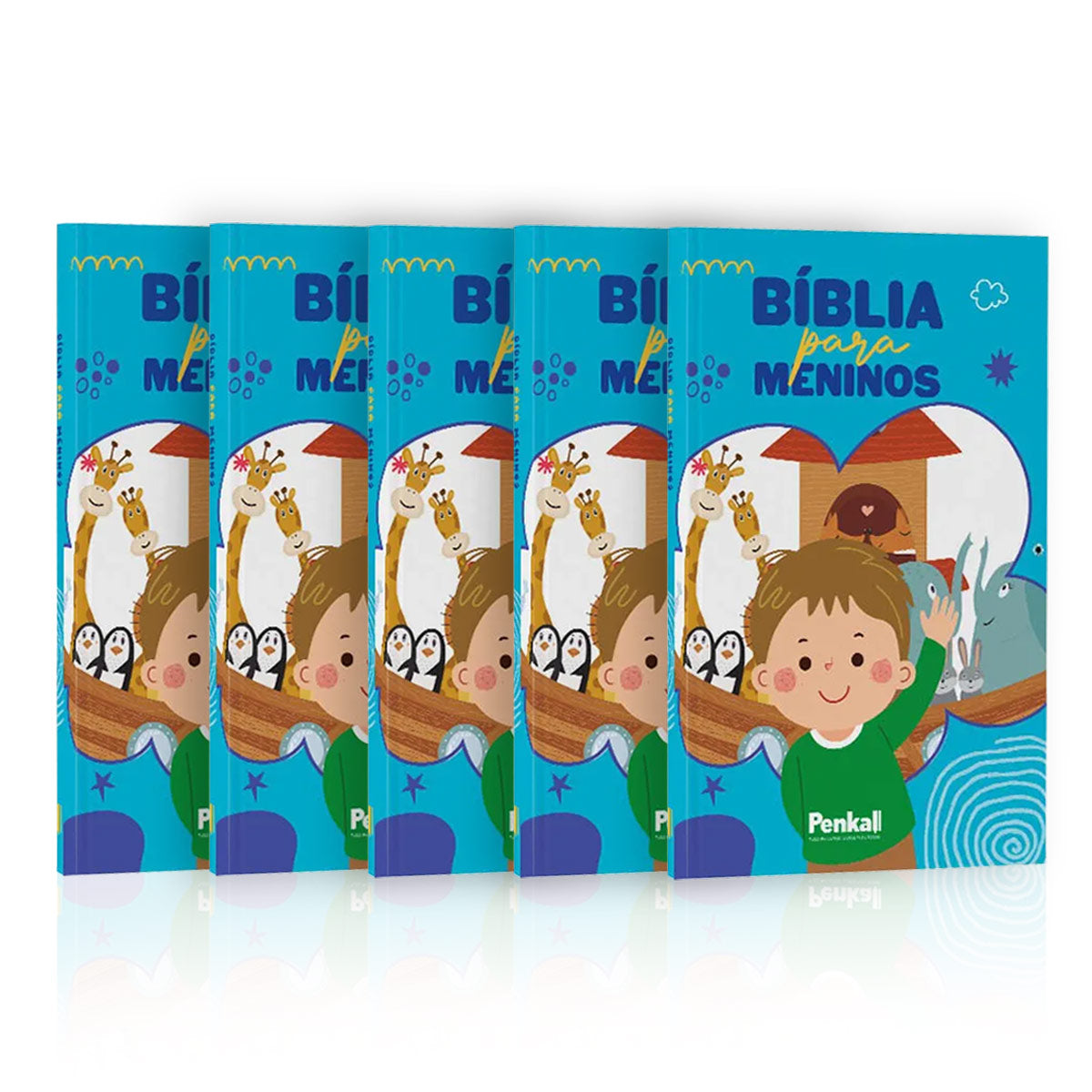 Kit 5 Bíblias Infantil do Menino