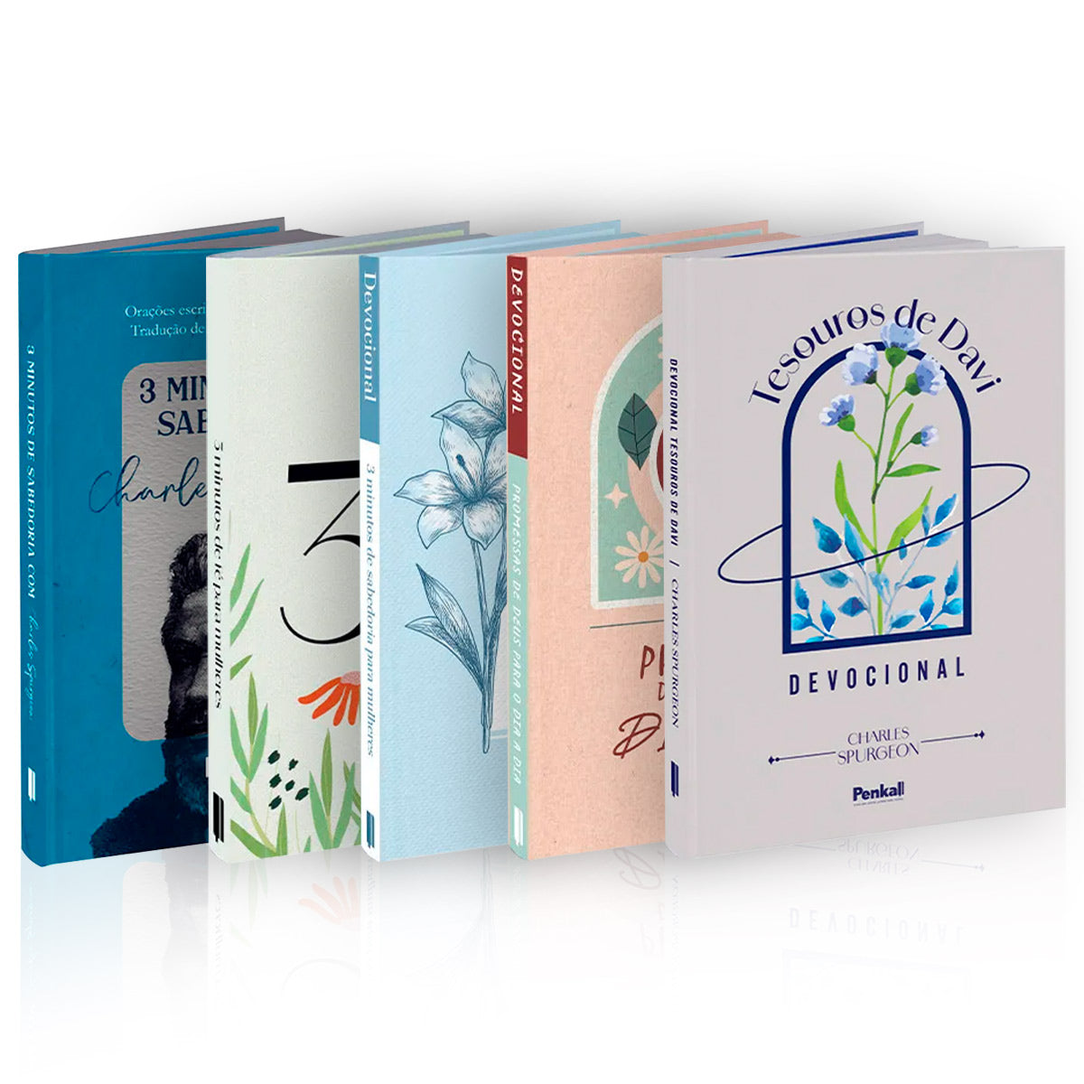 Kit 5 Devocionais - Tesouros de Davi: Meditações Diárias