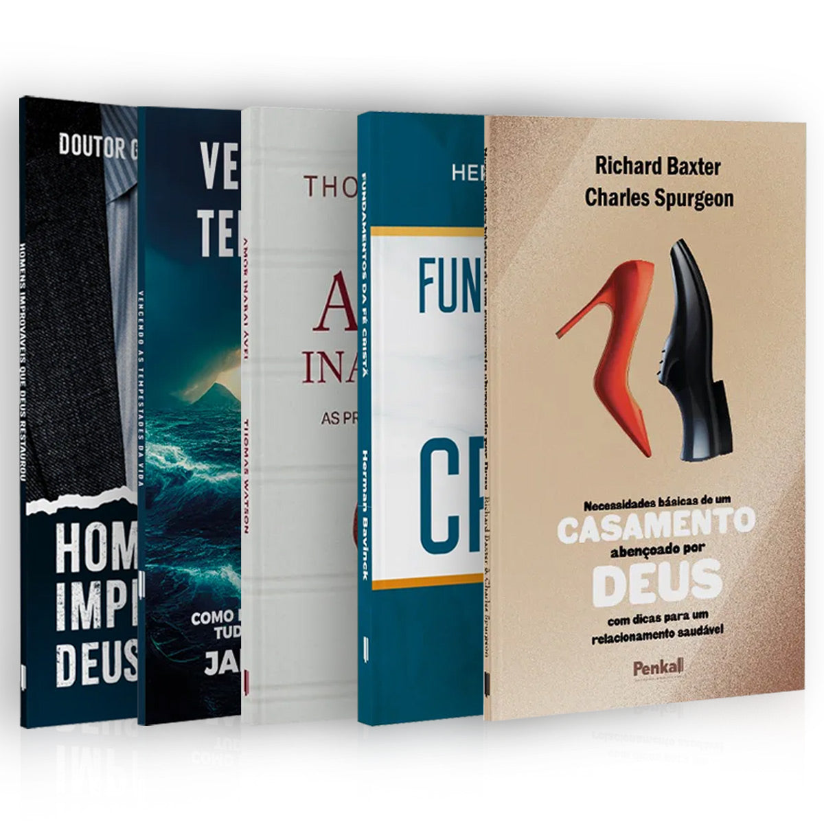 Kit 5 Livros - Caminhando a Dois: Estratégias para um Casamento Fortalecido pela Fé