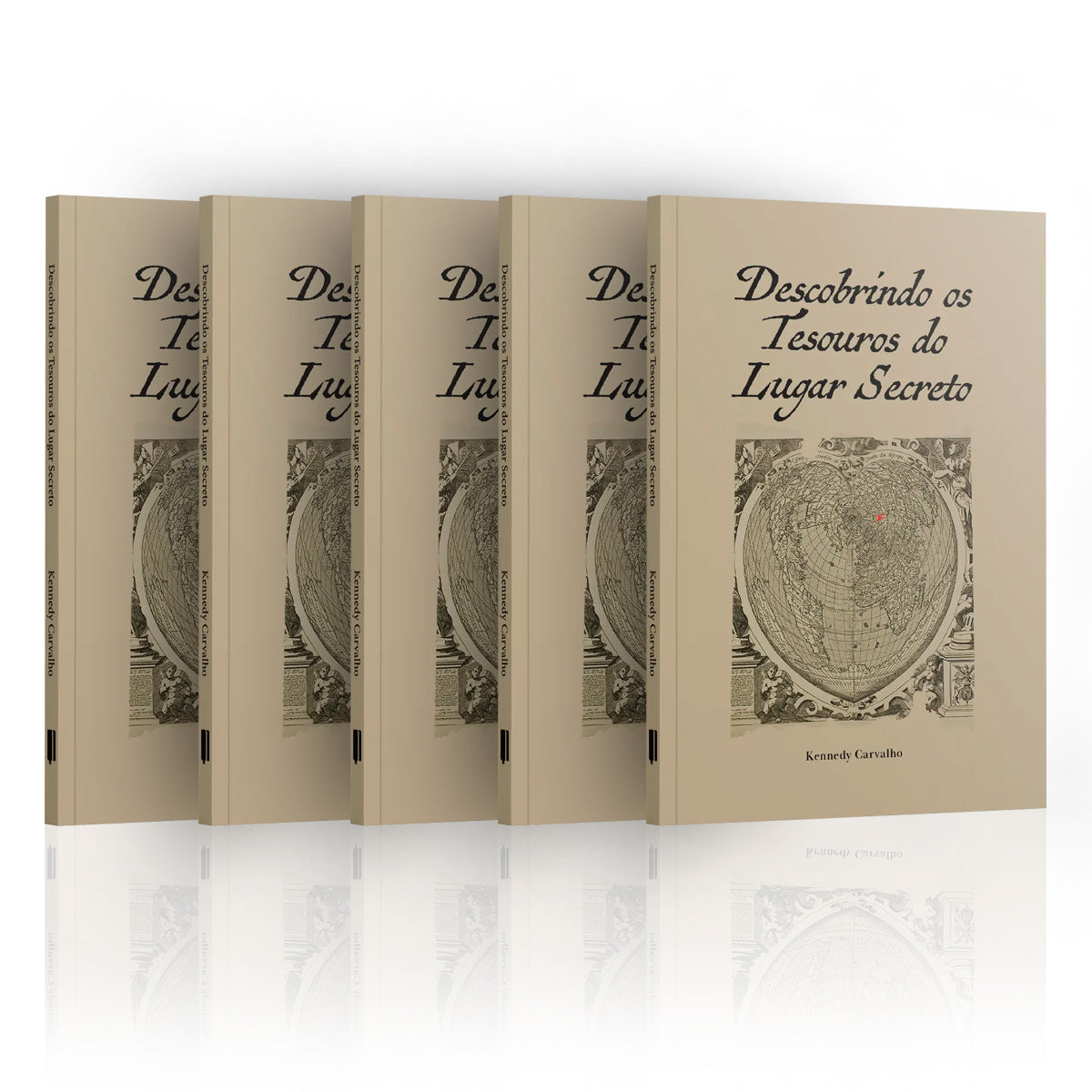 Kit 5 Livros - Descobrindo Tesouros do Lugar Secreto - Kennedy Carvalho