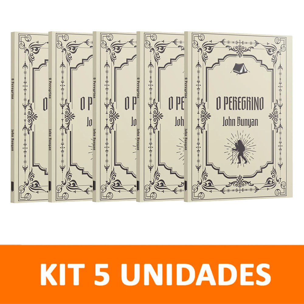 Kit 5 livros - O Peregrino | John Buyan