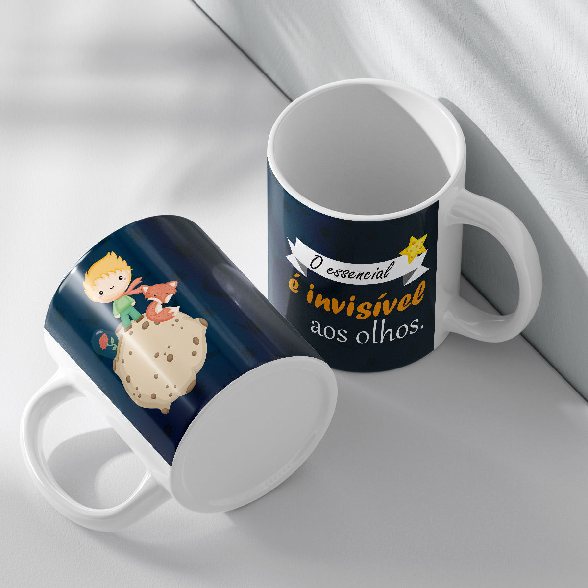 Kit Raízes Eternas | Caneca Pequeno Príncipe + Livreto Nova Criatura