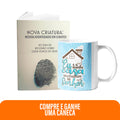 Kit Compromisso Eterno | Caneca - Eu e minha casa serviremos ao senhor + Livreto Nova Criatura