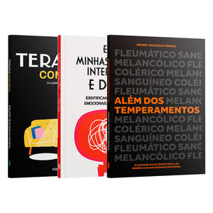 Kit Deus, Emoções e Identidade | Terapia com Deus + Além dos Temperamentos + Eu, Minhas Feridas e Deus