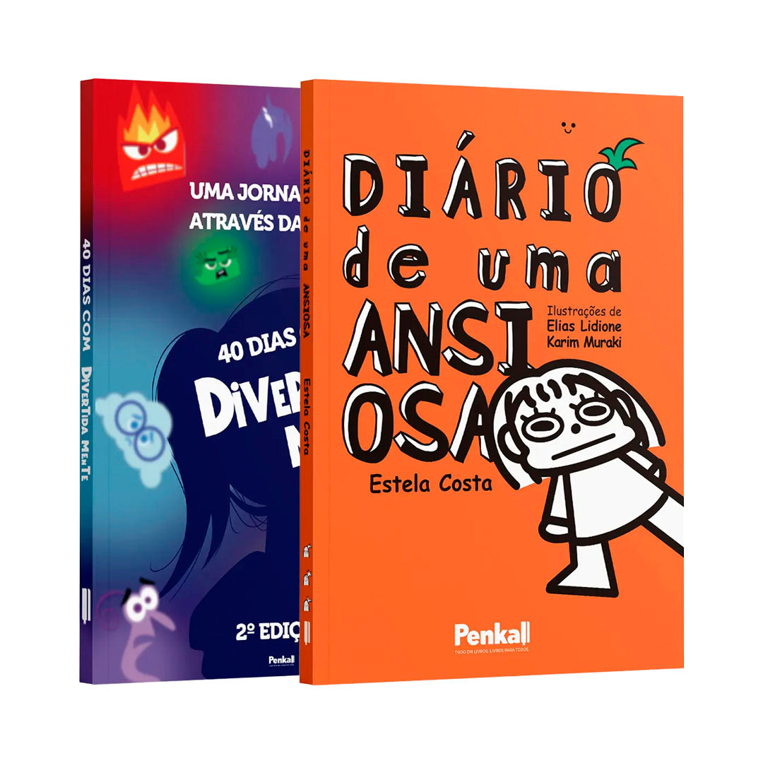 Kit Mente Divertida Renovada | 40 Dias Com Divertidamente + Diário de uma Ansiosa