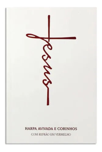 Harpa Avivada e Corinhos | Letra Hiper Gigante | Capa Brochura | Jesus Branca