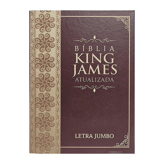 BIBLIA JUMBO KJA ARABESCO BORDO