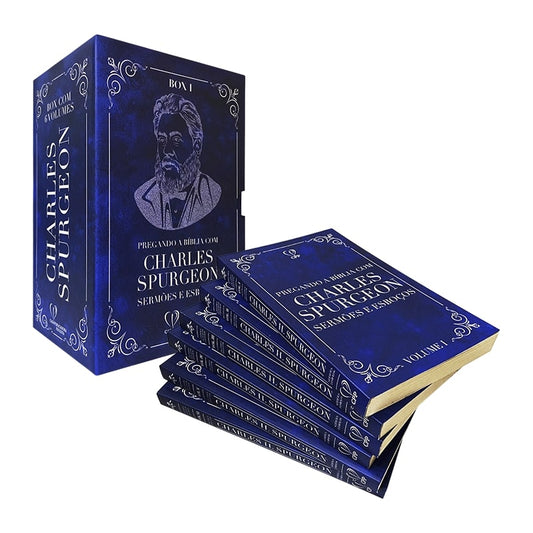BOX 1 PREGANDO A BÍBLIA COM CHARLES SPURGEON - 6 VOLUMES - BROCHURA