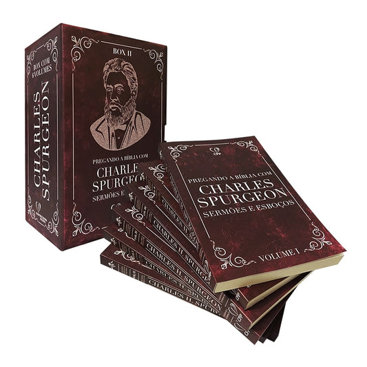 BOX 2 PREGANDO A BÍBLIA COM CHARLES SPURGEON - 6 VOLUMES - BROCHURA