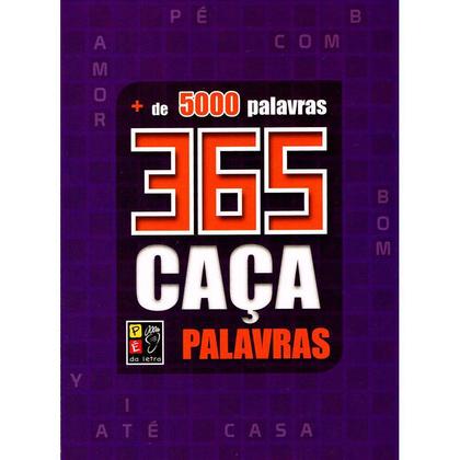 365 CAÇA PALAVRAS - CAPA ROXA