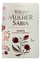 Bíblia da Mulher Sábia | Full Color | c/ Harpa e Corinhos | Magnólia Branca