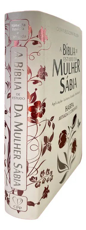 Bíblia da Mulher Sábia | Full Color | c/ Harpa e Corinhos | Magnólia Branca