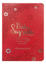 Bíblia Sagrada | Almeida Revista e Corrigida | Letra Hipergigante | Harpa & Full Color | Capa PU Luxo | Floral Margarida