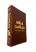 A Bíblia do Capelão | RC | Letra Hipergigante | Harpa Avivada e Corinhos | Capa PU | Luxo | Marrom