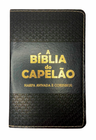 A Bíblia do Capelão | RC | | Letra Hipergigante | Harpa Avivada e Corinhos | Capa PU | Luxo | Preta