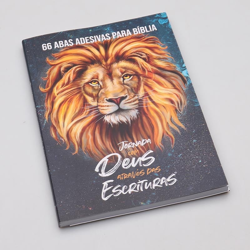 Abas Adesivas para Bíblia | Jornada com Deus Através das Escrituras | Alfa e Ômega