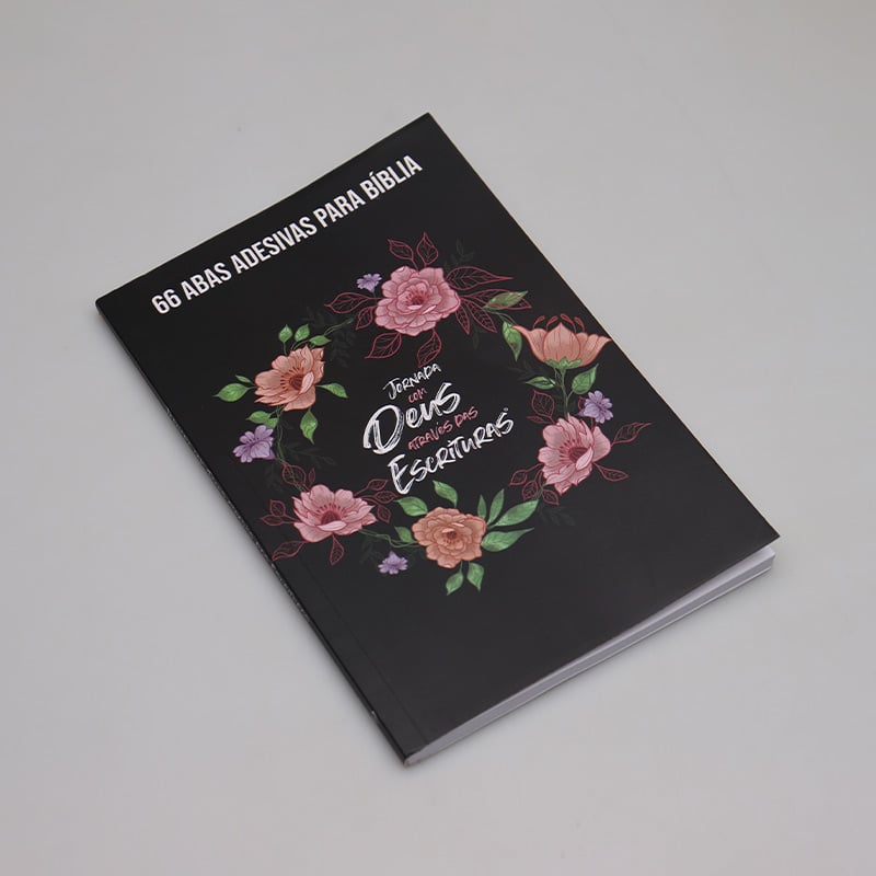 Abas Adesivas para Bíblia | Jornada com Deus Através das Escrituras | Círculo Floral