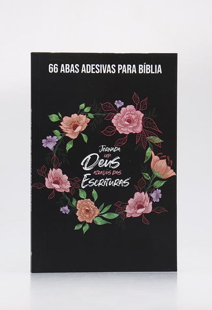 Abas Adesivas para Bíblia | Jornada com Deus Através das Escrituras | Círculo Floral