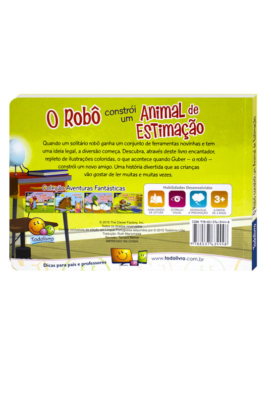 Aventuras Fantásticas II | O Robô Constrói um Animal de Estimação | Todolivro