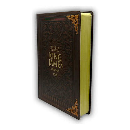 Bíblia De Estudo King James | KJA 1611 | Full Color | Capa Dura | Arabesco