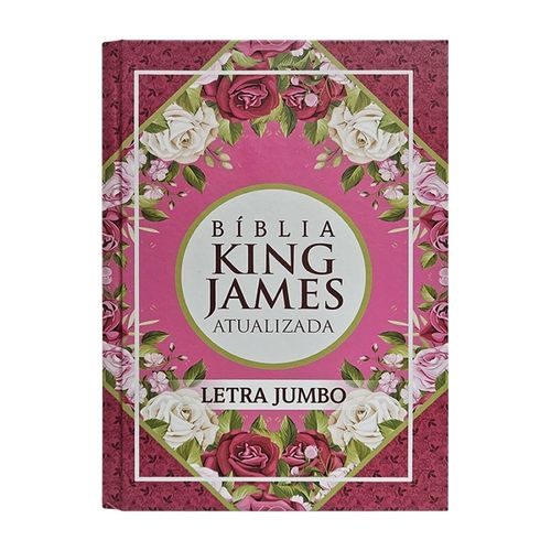 BIB JUMBO KJA - CAPA DURA - ROSA GEOMÉTRICA